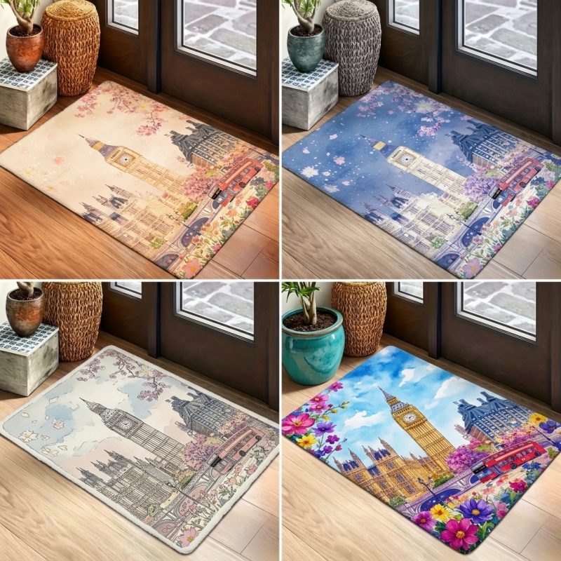 Commercial Printing London - Nuovissimo Tappeto con Stampa Acquerello Big