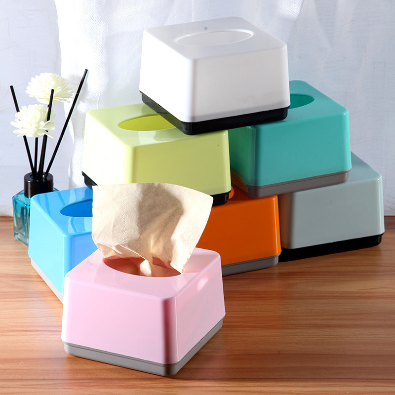 Commercial Printing & Packaging Pvt Ltd - Scatola per fazzoletti quadrata in plastica