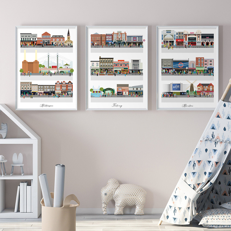 Commercial Printing London - Dipinto su tela commerciale di Londra
