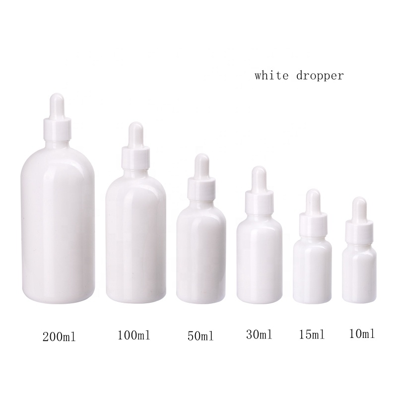 Sublimation Ink 100Ml - Flaconi contagocce vetro porcellana bianca 5-100ML