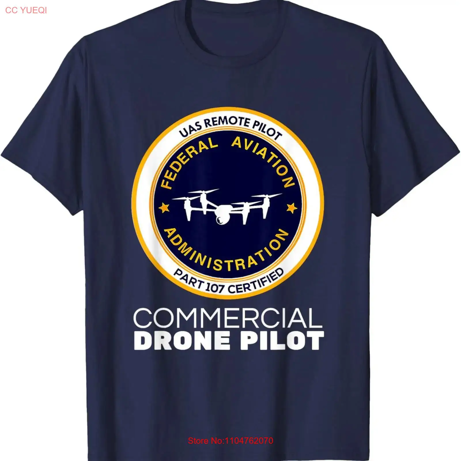 Commercial Printing & Packaging Pvt Ltd - Maglietta FAA Commercial Drone Pilot T