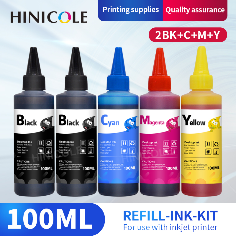 Sublimation Ink 100Ml - HINICOLE 100ML kit inchiostro di ricarica