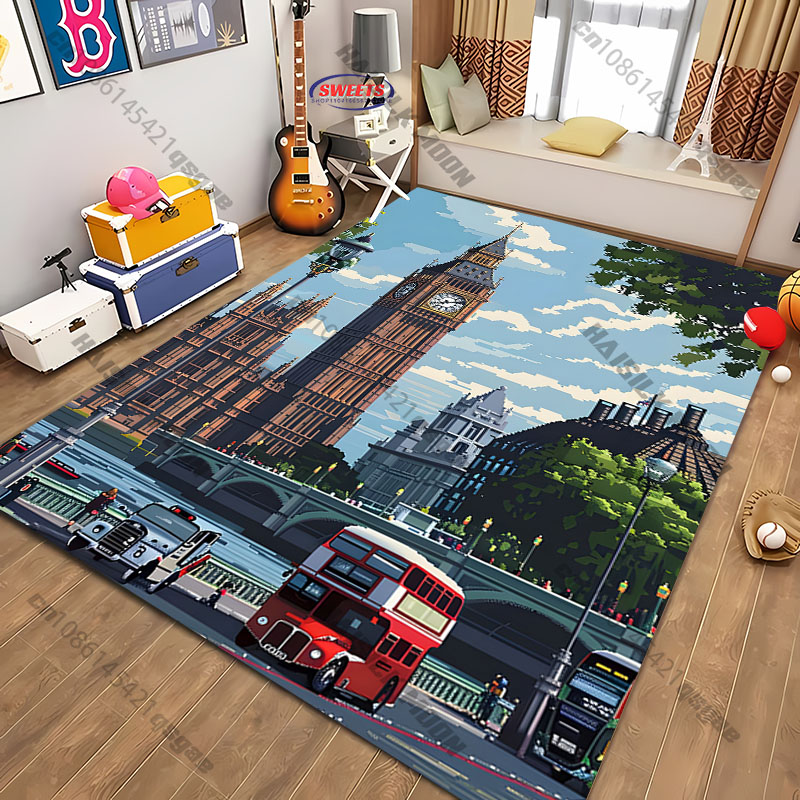 Commercial Printing London - Spedizione gratuita! Tappeto stampato con motivo