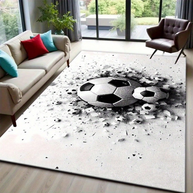 Commercial Printing & Packaging Pvt Ltd - Tappeto Grande con Stampa Calcio, Tappetino
