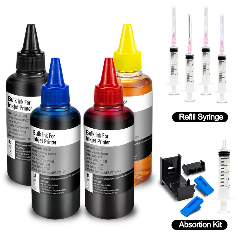 Sublimation Ink 100Ml - Kit di inchiostro di ricarica per