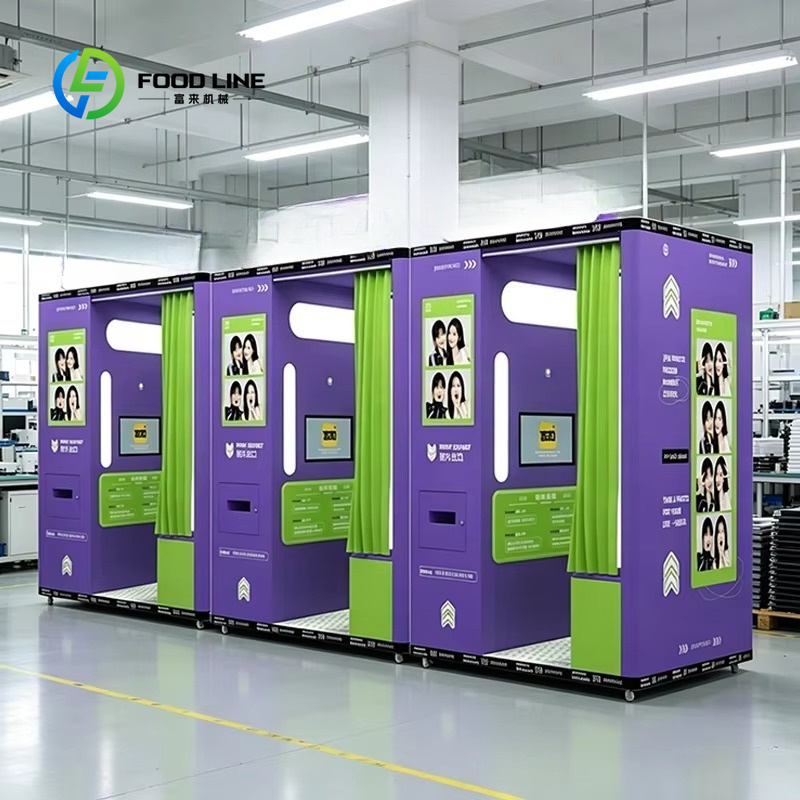 Commercial Photo Printing Kiosk - Cabina fotografica mobile personalizzata a gettoni,