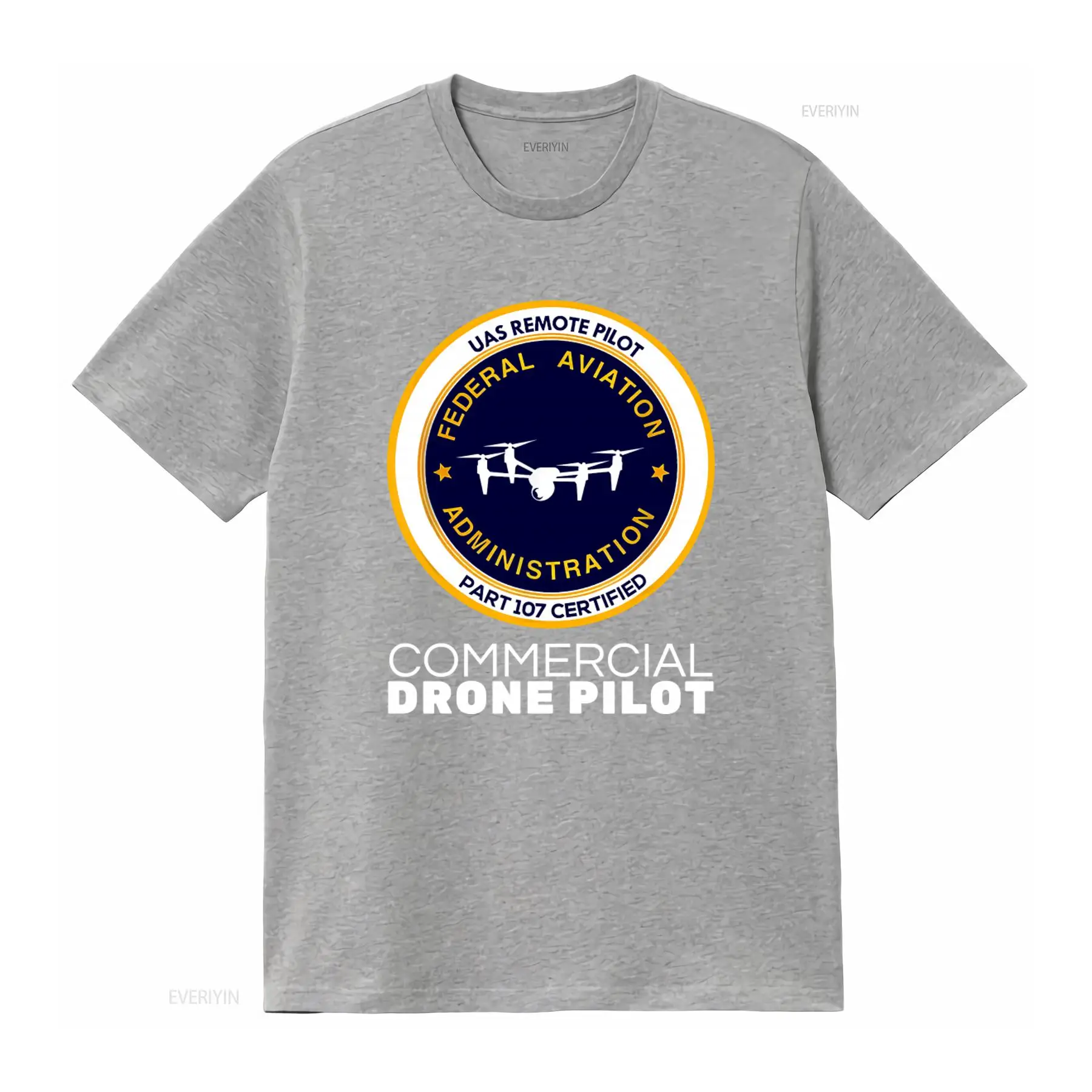 T-shirt UAS Remote Pilot Part  - Commercial Printing & Packaging Pvt Ltd recensione e prezzo