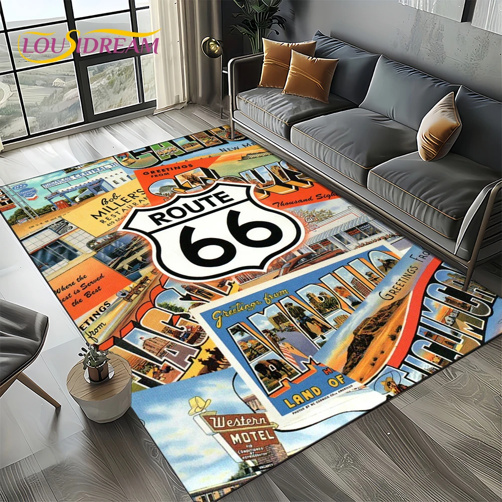 Route 66 Retro America Histori - Commercial Road Printing recensione e prezzo