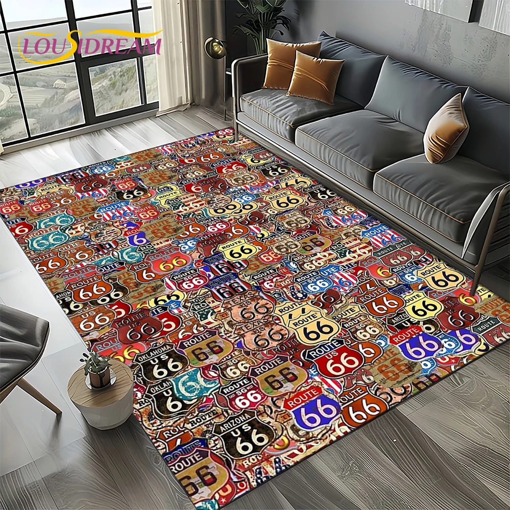 Route 66 Retro America Histori - Commercial Road Printing recensione e prezzo