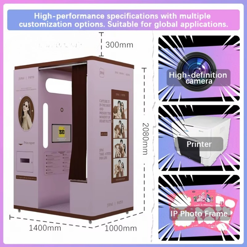 Cabina per selfie personalizza - Commercial Photo Printing Kiosk recensione e prezzo