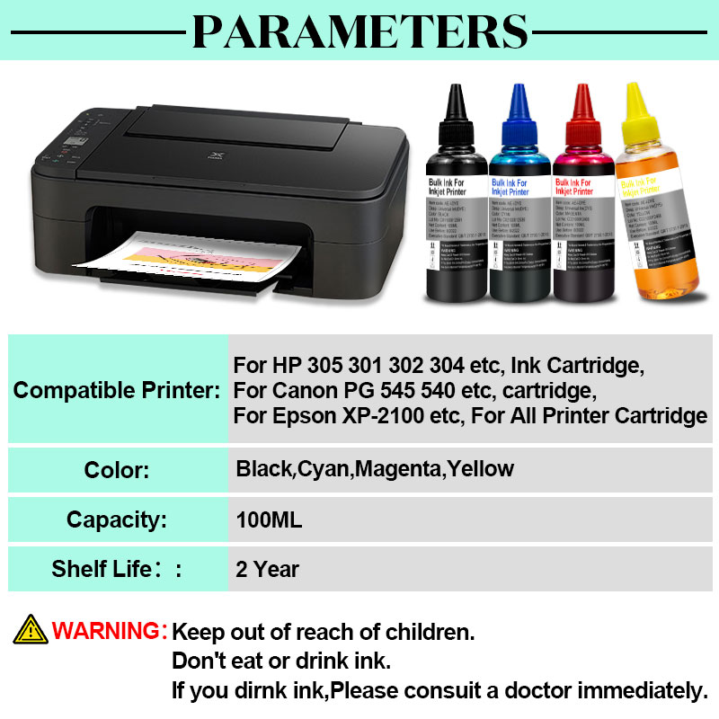 Kit di inchiostro di ricarica  - Sublimation Ink 100Ml recensione e prezzo