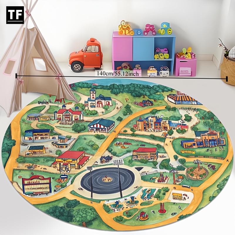 Tappeto Rotondo con Mappa dell - Commercial Road Printing recensione e prezzo