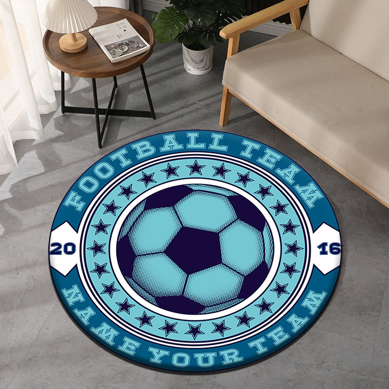 Tema calcio Tappeto rotondo St - Commercial Printing & Packaging Pvt Ltd recensione e prezzo