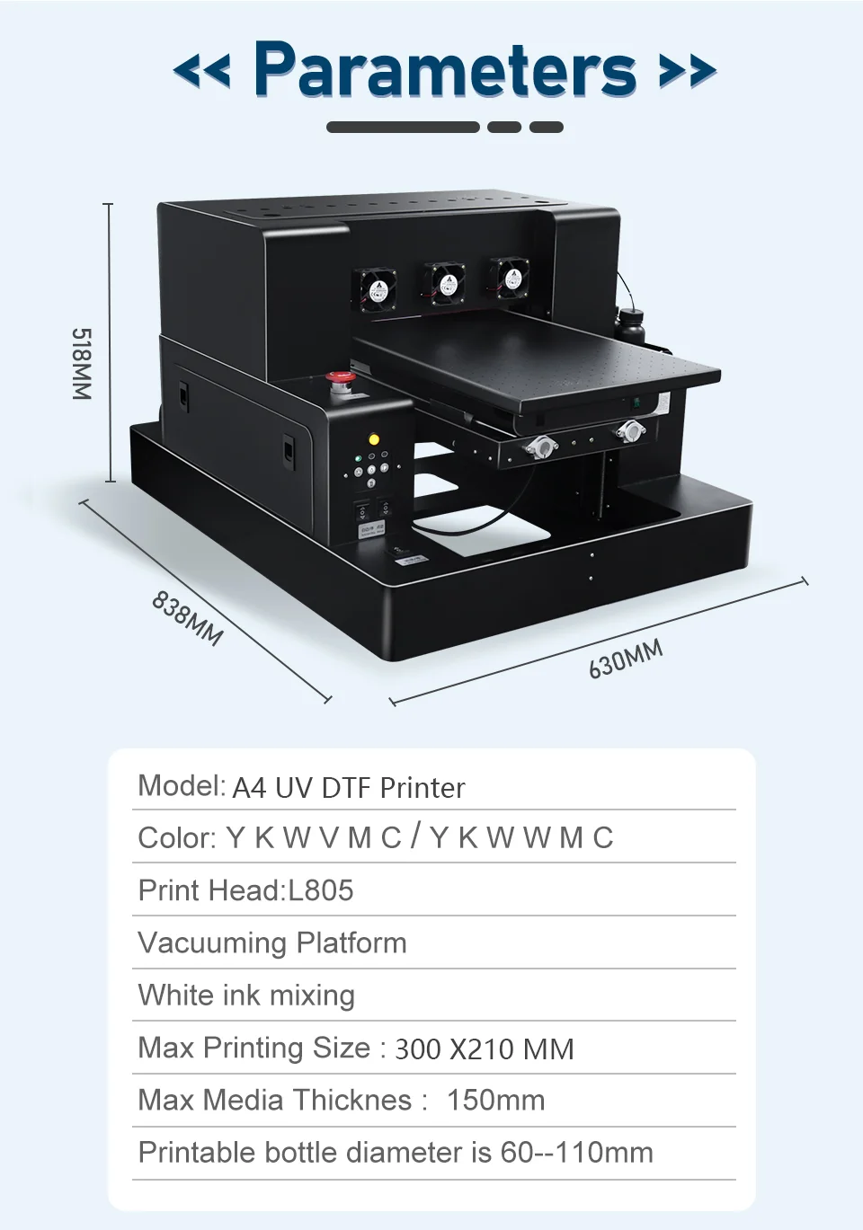 Stampante UV LED Irtop A4 con  - Uv Flatbed Printer recensione e prezzo